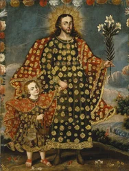 Heiliger Josef und das Christkind